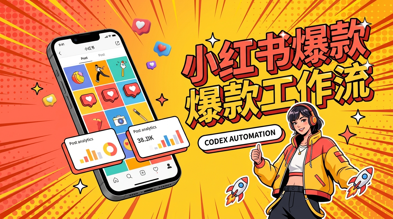 《我用 Codex 给自己搭了一个小红书工作流》