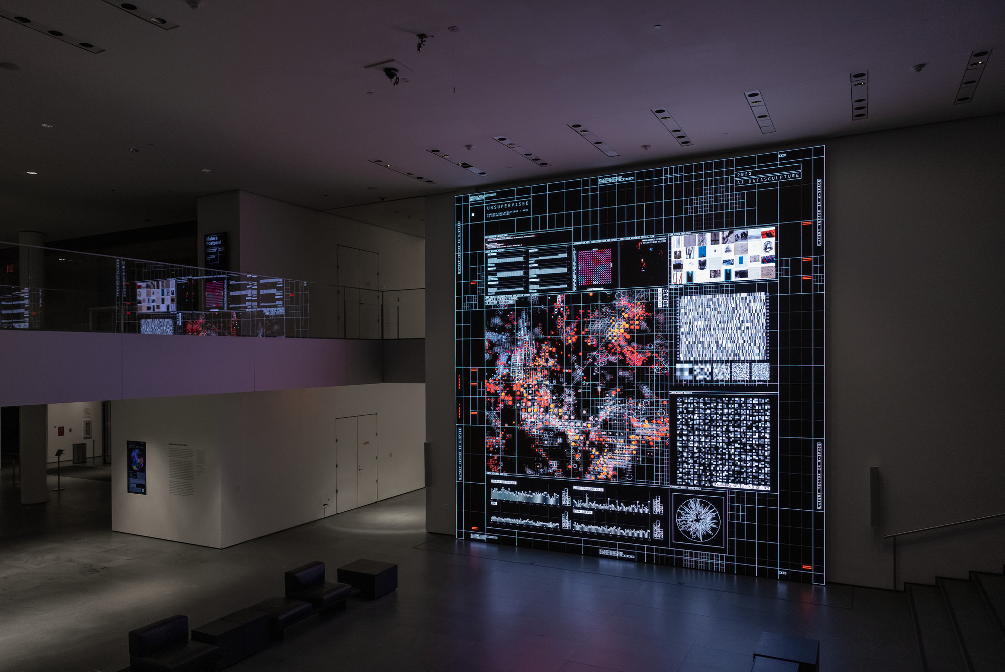 Refik Anadol：Unsupervised，MoMA 展览现场