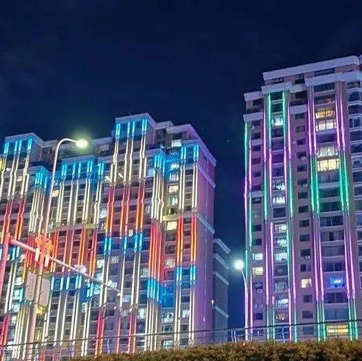 延吉楼体夜景