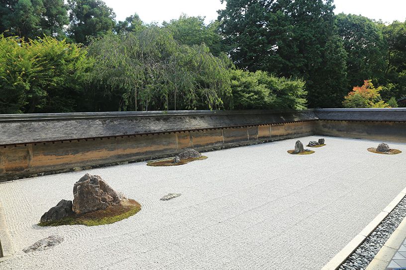 京都龙安寺石庭