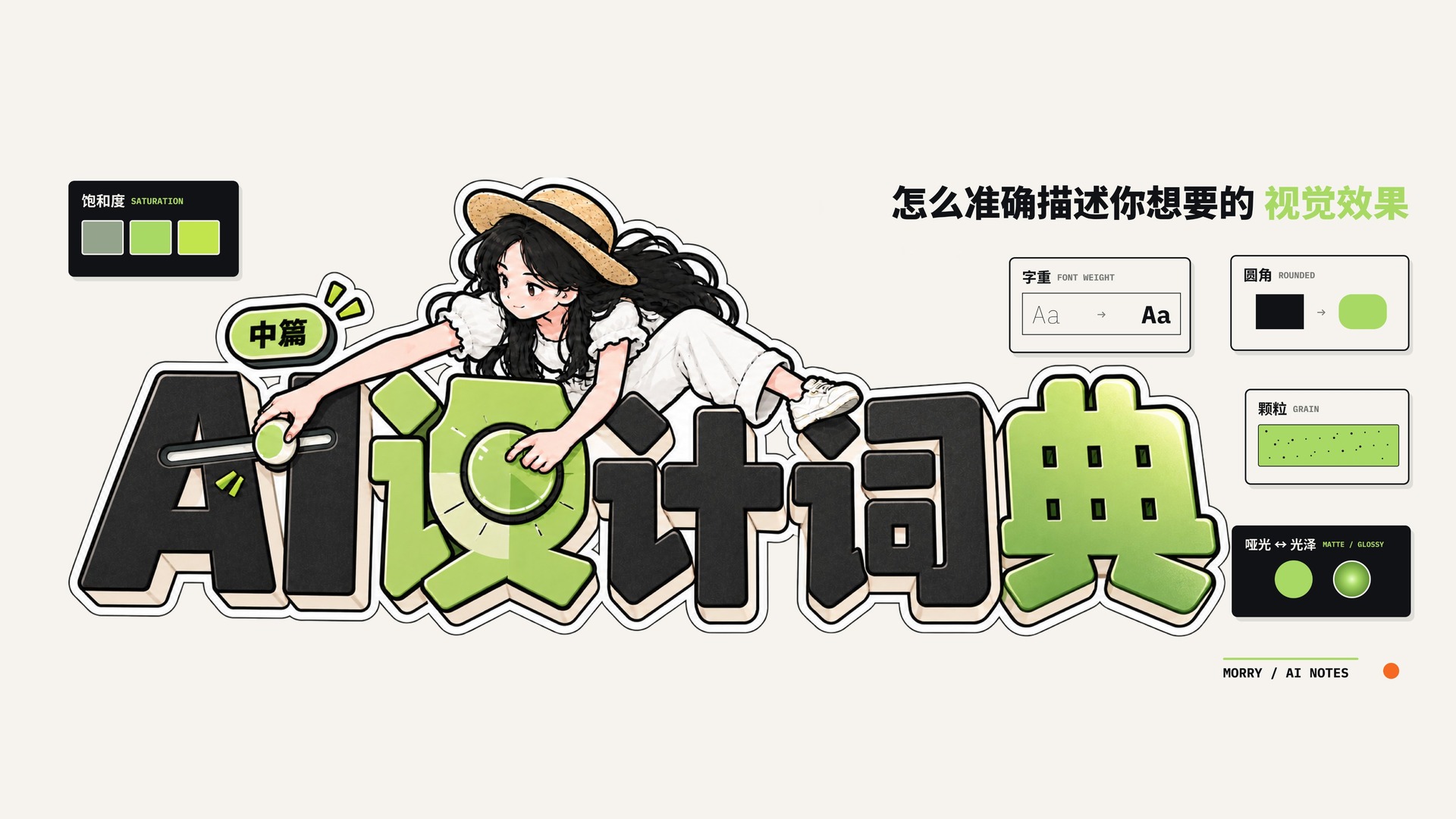 《AI 设计词典(中篇)|怎么准确描述视觉效果》