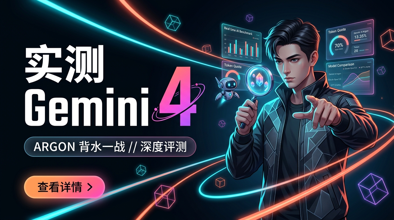 《实测 Gemini 4 Argon - Google 这跌跌撞撞的背水一战》