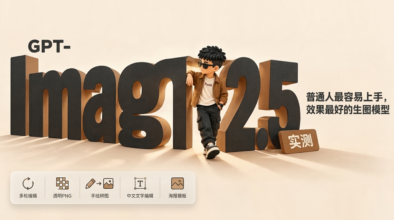 GPT-Image 2.5 实测：普通人最容易上手，效果最好的生图模型