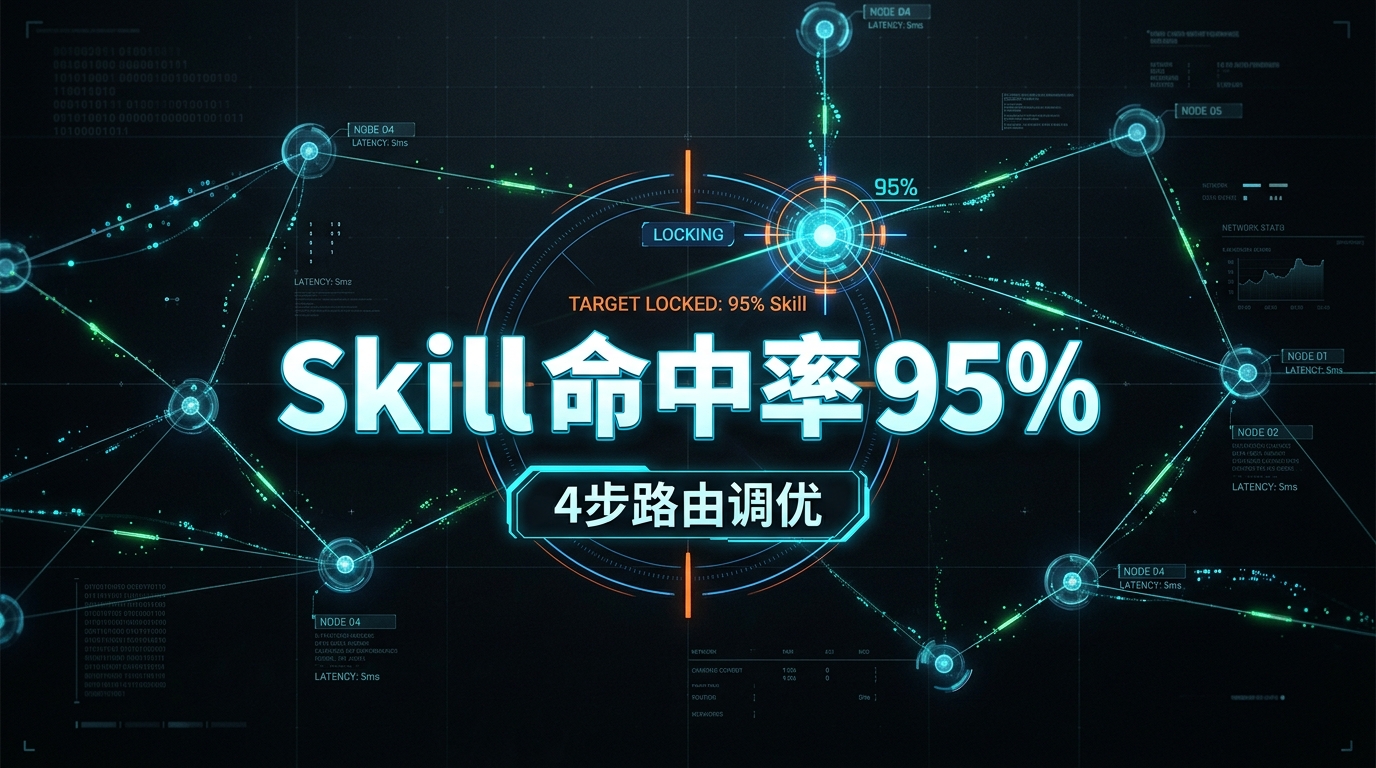 《Agent Skill 越来越多变蠢了？教你 4 步拉回命中率！》