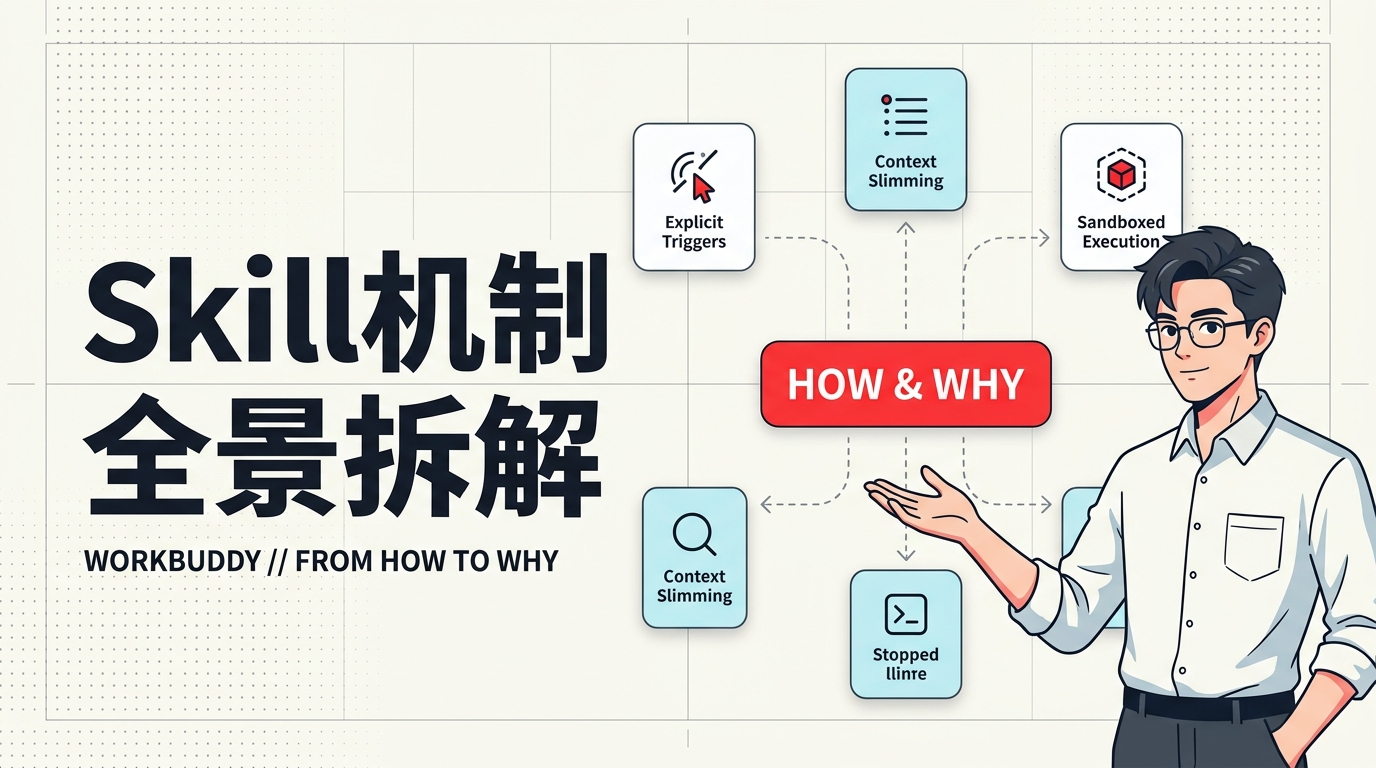 《WorkBuddy Skill 机制拆解｜从 How 到 Why，万字干货》