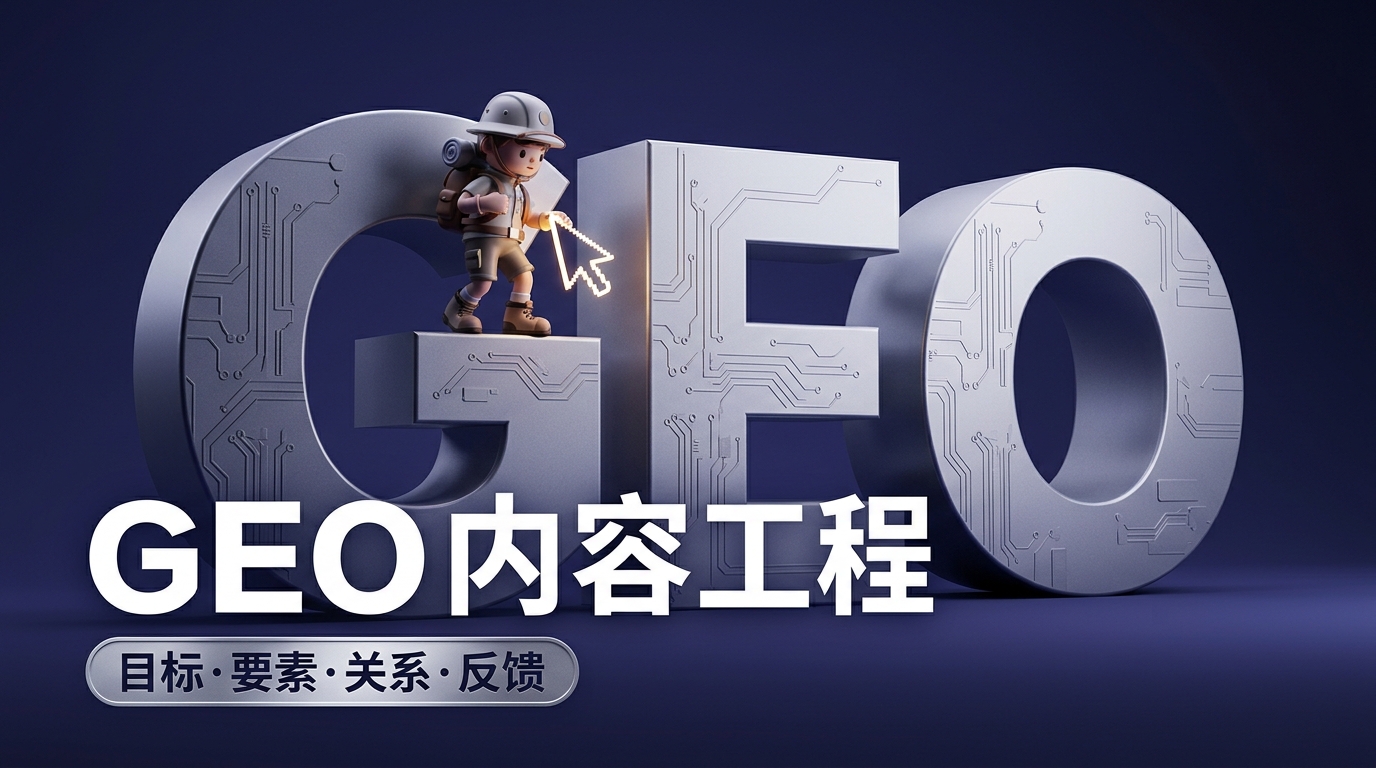 《GEO公开课：一文讲透 GEO 内容工程：目标、要素、关系与反馈》