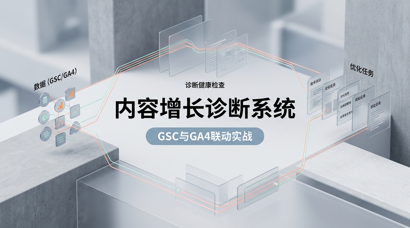《从 GSC/GA4 到优化任务：如何构建内容增长诊断系统》