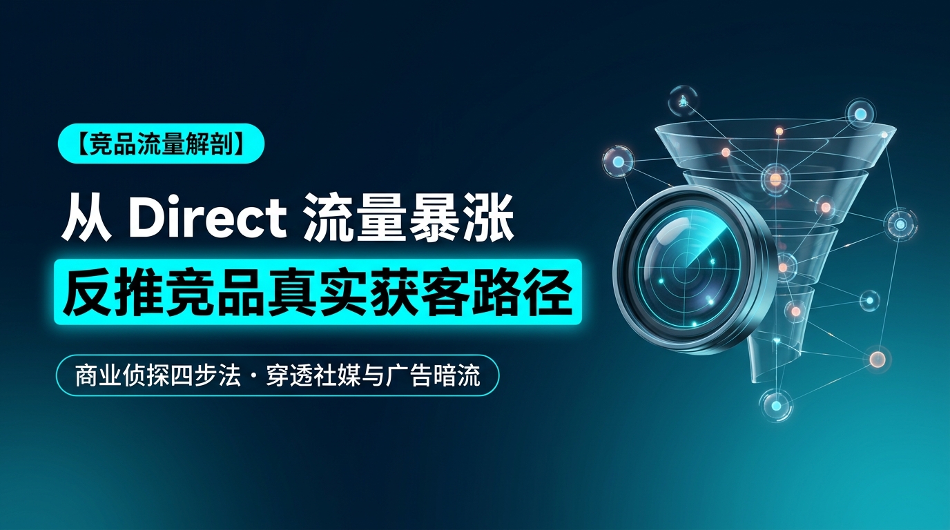 我是如何把“竞品解剖”变成一套可复用系统的？——别再被 Direct 流量骗了