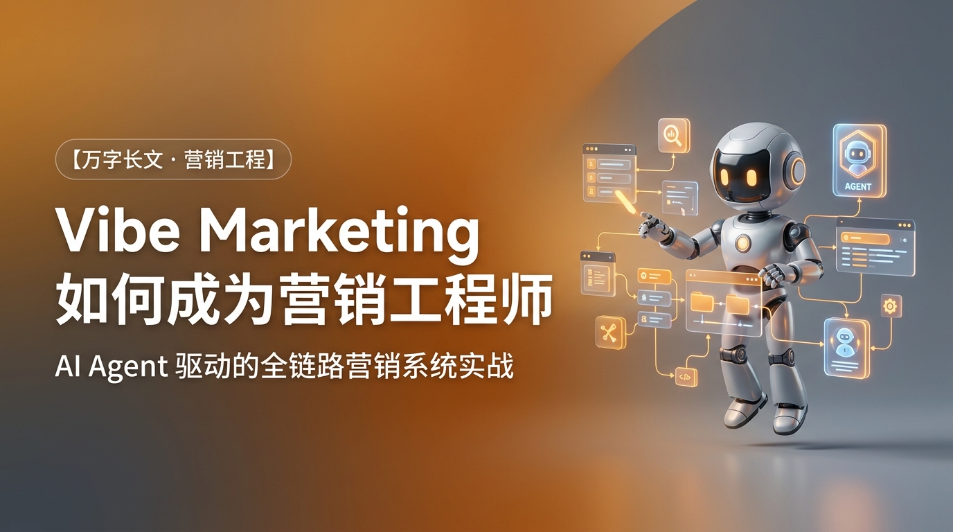 【全文中译】Vibe Marketing 如何成为营销工程师：从提示词搬砖到全链路 AI 营销系统实战